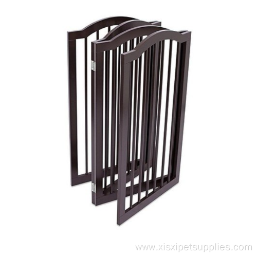 Pet Gate with Arched 4 Panel Fence